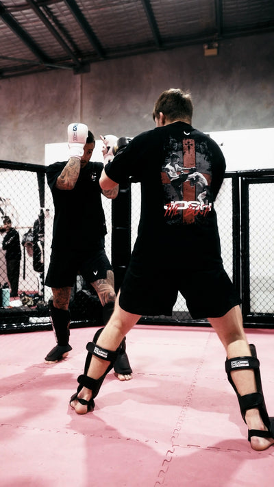 Josh "The Bosh" Green - Heavy Oversized Supporter Tee - Vero Fightwear — view 3