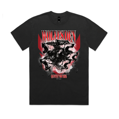 Wolves Den Quintet limited edition heavy oversized tee — Vero Fightwear Perth